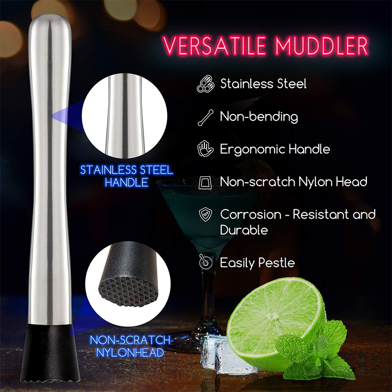 LMETJMA 10 بوصة كوكتيل من الفو - مراجعة Bitters Bottle Set وسعره
